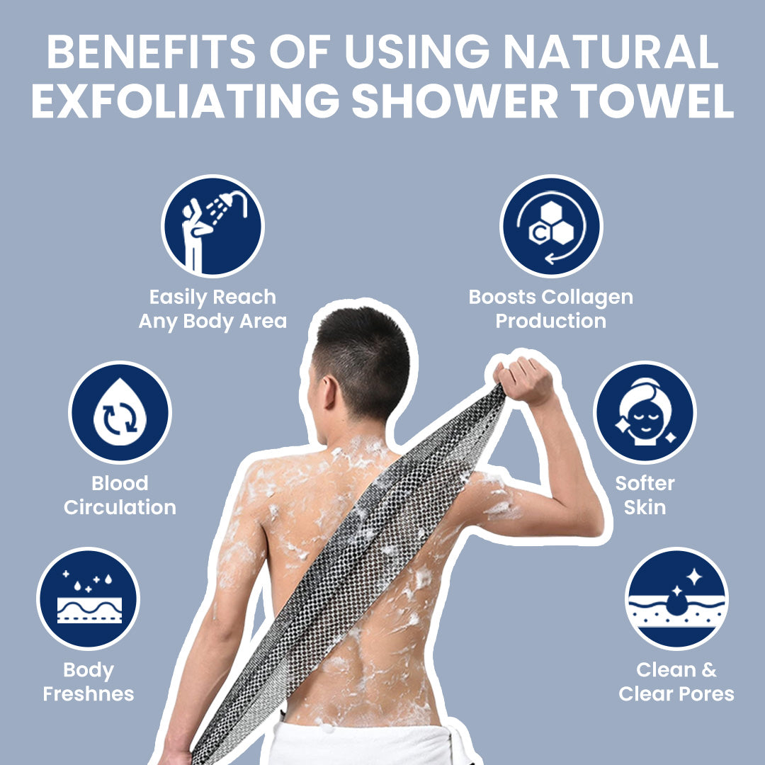 Lush Living Exfoliating Shower Towel